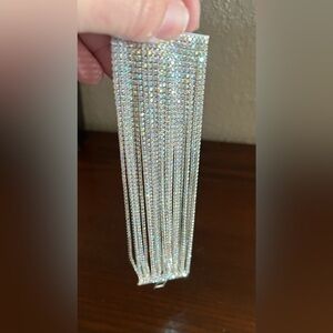 Iridescent crystal bracelet